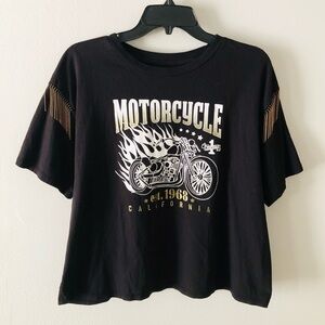 Queen Bees Motorcycle Graphic T-Shirt